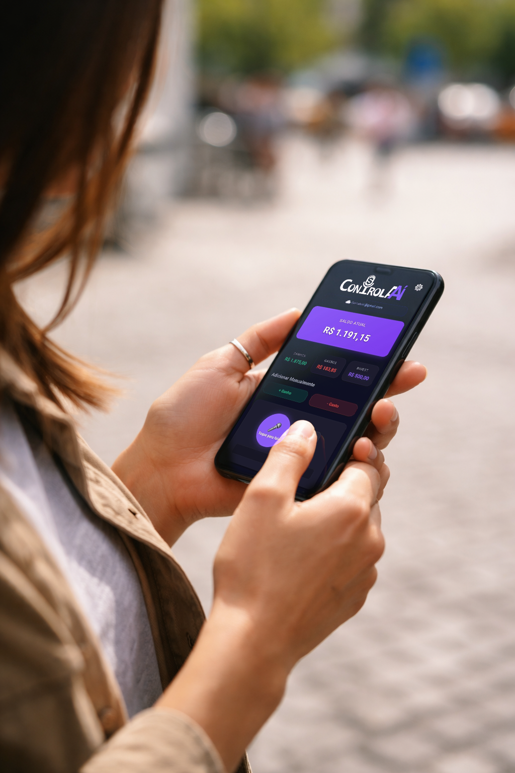 ControlaAI - App de Controle Financeiro por Voz